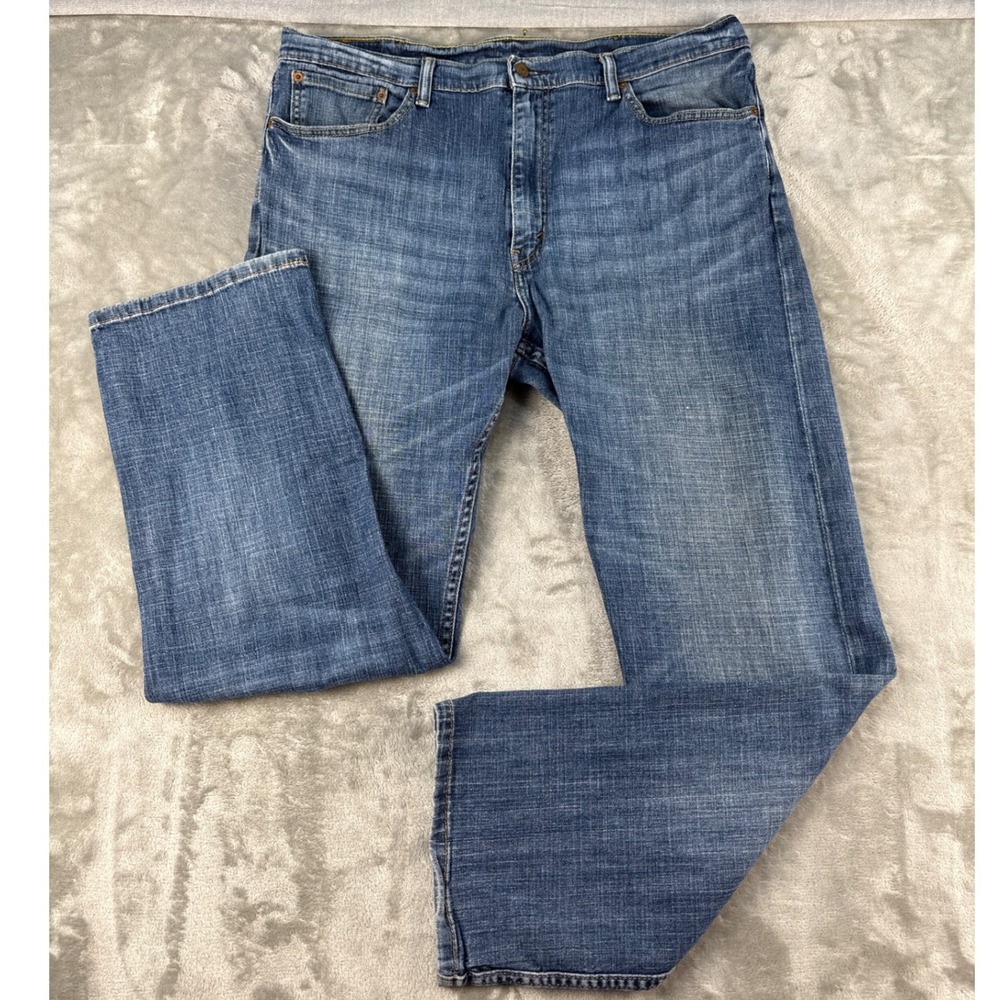 Levi's Jeans Mens 38x30 505 Regular Fit Blue Medium Wash Denim EUC